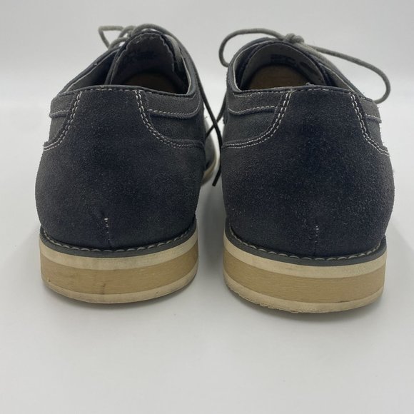 Steve Madden Men\'s Sojourn Canvas Oxfords Shoes Casual, Lace-Up Gray Size 13 main image 9